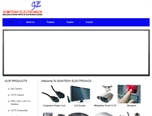 Tablet Screenshot of gomteshelectronics.com